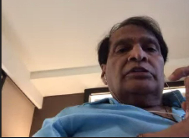 Hon’ble Member of Parliament & Former Minister of Civil Aviation, Railways, Commerce & Industry Shri Suresh Prabhu addressing as at the webinar organized by IBBI and IIIPI in association with the British High Commission on Individual Insolvency 03rd December 2021.
